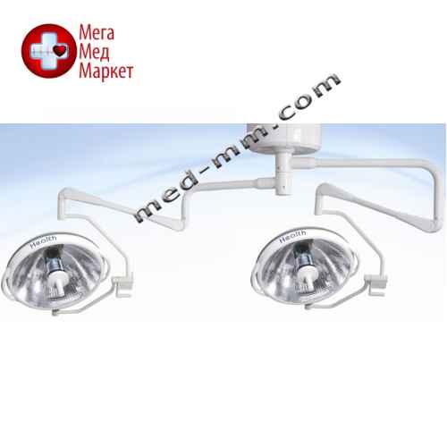 Комбинация операционных галогеновых светильников D700 + D700 с встроенными резервными лампами